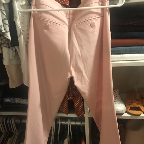 NY & Company baby pink cropped dress pants - Picture 3 of 3